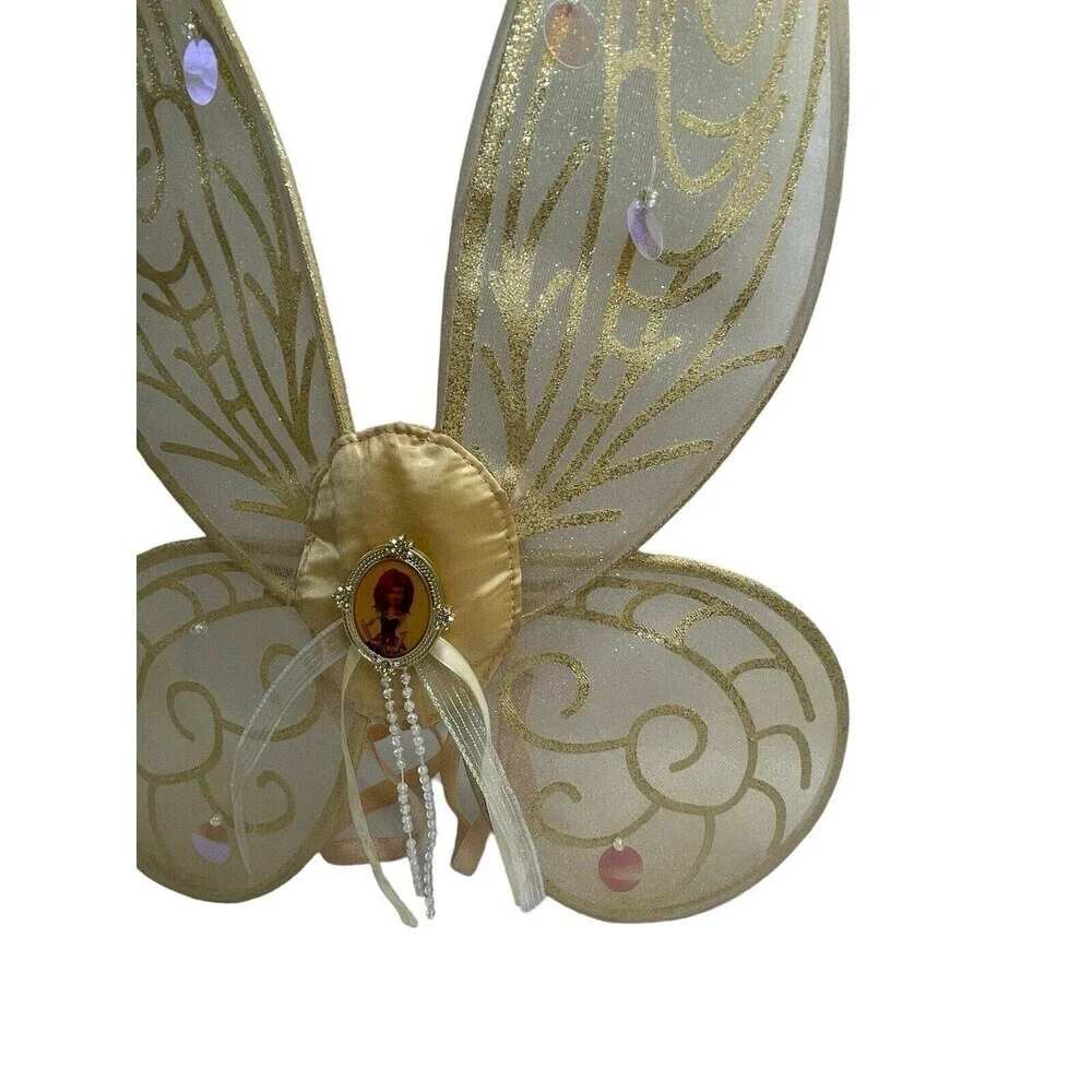 Disney Store Zarina The Pirate Fairy Golden Costume Wings Child Size OSFM